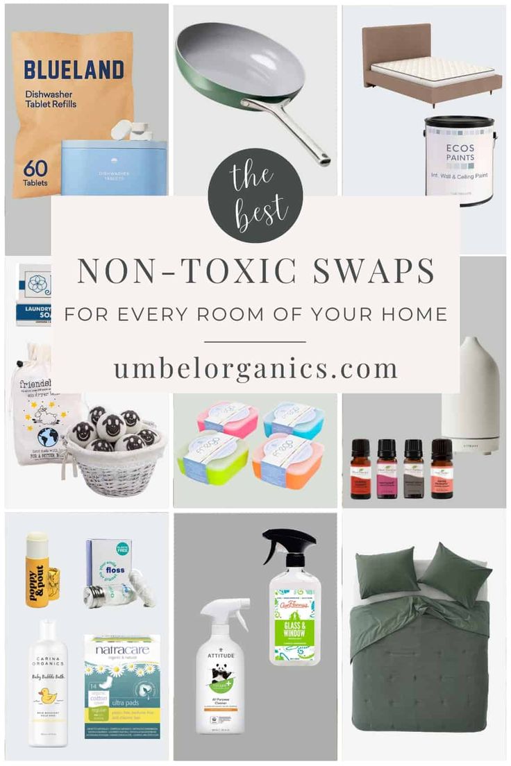 If you’re looking to reduce exposure to harmful toxins in your home, follow these simple swaps to detox your home. From the kitchen to the living room to the bathroom, we have easy solutions to make your home a healthier place for you and your family. By making small swaps today, you’ll be on your way to living a more natural and toxin-free life. Clean Home Products, How To Make Your House Smell Good Naturally, Non Toxic Household Swaps, Detoxing Your Home, Natural Product Swaps, Non Toxic Alternatives, Non Toxic Kitchen Swaps, Non Toxic Living Tips, Living Clean Lifestyle