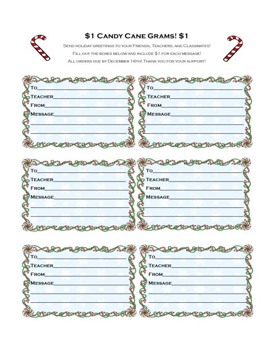 christmas candy canes and candy cane name tags with the text,'s candy cane gram