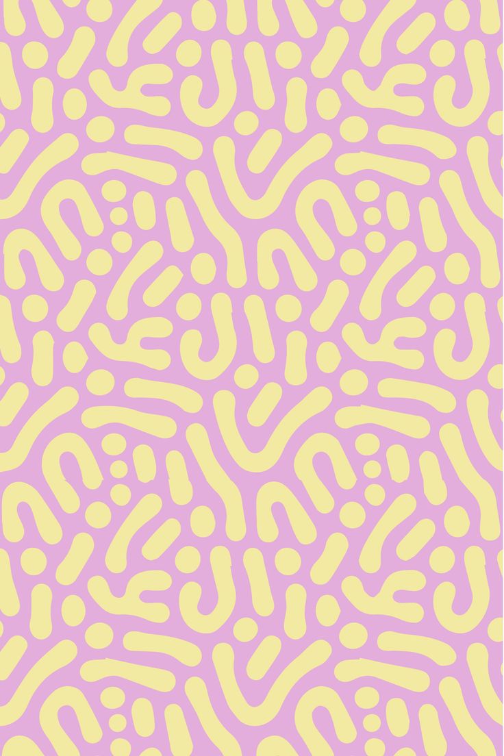 a pink and yellow pattern with small dots on it's surface, in the shape of an animal print