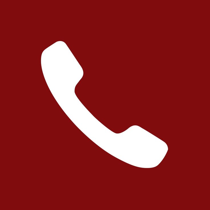 a white phone on a red background