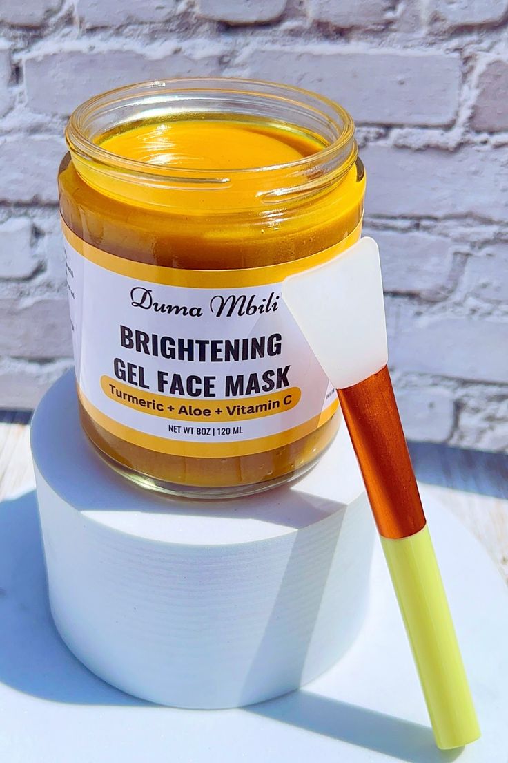 Unlock the secret to radiant, glowing skin with our Turmeric Brightening Gel Face Mask. Infused with potent natural ingredients like Turmeric Root Powder, Citrus Sinensis Extract, and soothing Aloe Vera Gel, this mask is your go-to solution for revitalizing tired, dull skin. Purpose: Purify + Calm + Brighten Result: Hydrated, Plumped, Radiant Skin Skin Type: All Skin Types - Especially Acne-Prone and Sensitive Skin Concerns: Dullness, Blemishes, Uneven Tone, Pores, Rough Texture Texture: Cooling Gel Face Mask, Turmeric Vitamins, Facial Gel, Lemon Benefits, Turmeric Extract, Hydrating Facial, Citrus Sinensis, Turmeric Benefits, Organic Turmeric