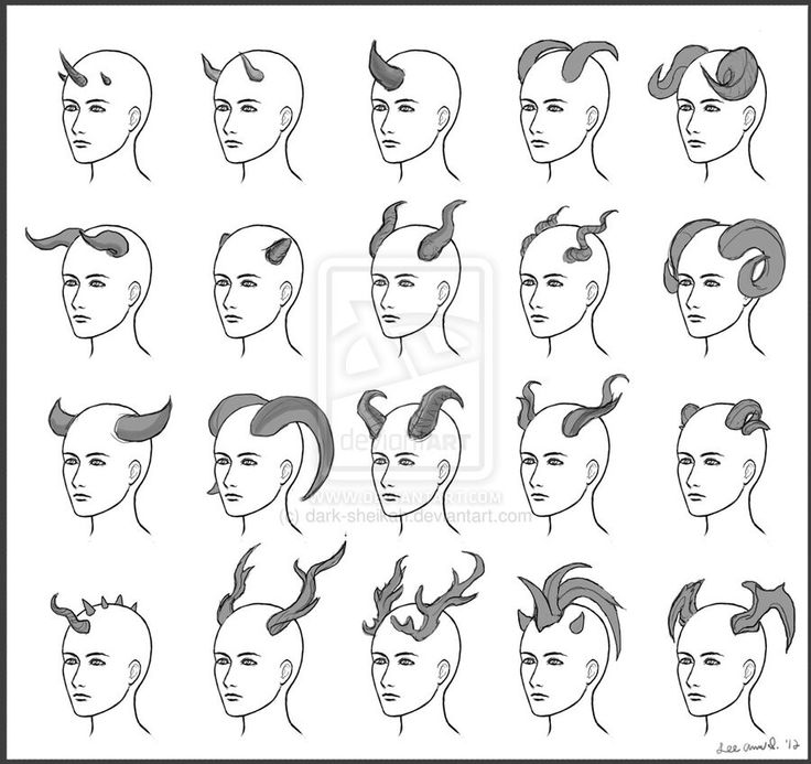 an image of various hairstyles for men