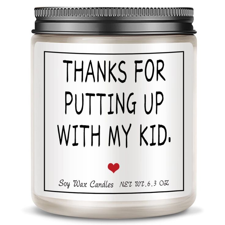 PRICES MAY VARY. 【Perfect Teacher Appreciation Gifts】: Show your favorite teacher how much you appreciate her! Thank you for putting up with my kids candle is made for loving teachers who are also hardworking mothers. Great gifts for teachers, tutor, instructor, professor, and counselor on teacher appreciation week, retirement, babysitter, caregiver, preschool teacher, daycare provider, nanny, mom, mother in law, neighbor. 【Long Lasting Lavender Scent】This aromatherapy Teacher candles is a blend Teacher Gifts Appreciation, Teacher Candle, Babysitter Gifts, Daycare Teacher Gifts, Kids Candles, Graduating Teacher, Daycare Teacher, Love Teacher, Best Teacher Gifts