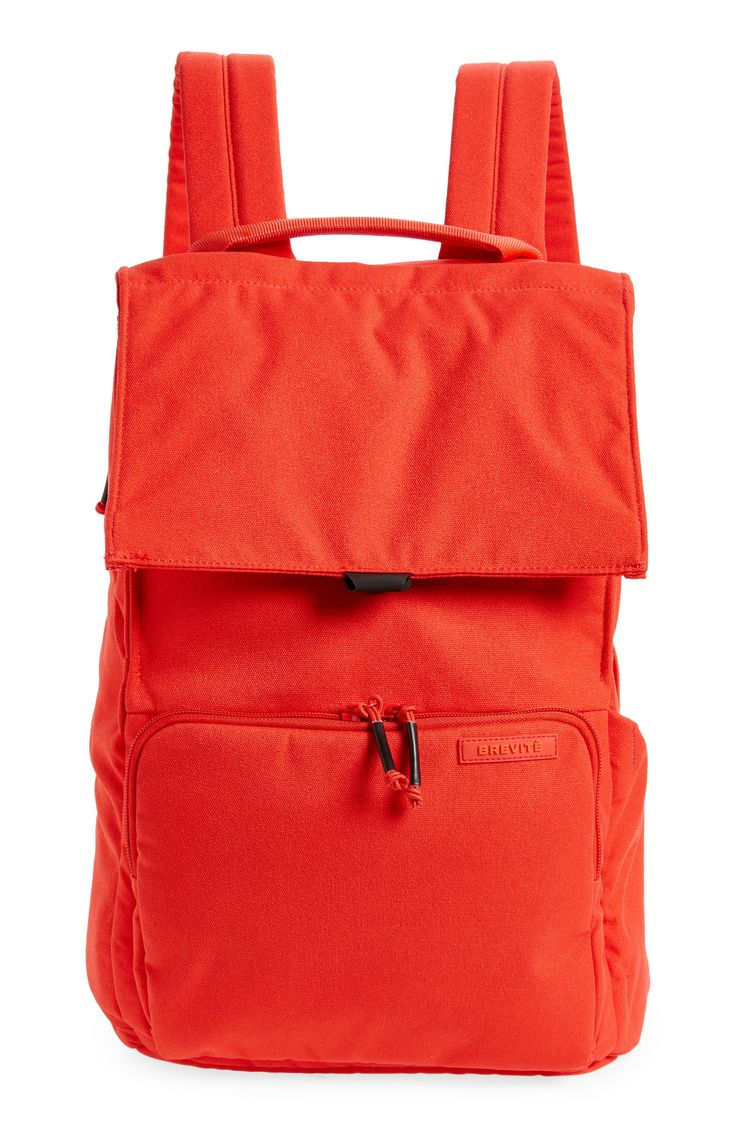 Built for the daily grind, this commuter-friendly backpack features a padded laptop compartment, passport pocket and luggage strap all in a compact design. Lined Textile Imported University Red Backpack For Everyday Use, University Red Everyday Backpack, Red Travel Backpack With Adjustable Strap, Red Nylon Backpack For Everyday, Modern Red Backpack For School, Red Rectangular Travel Backpack, Rectangular Red Travel Backpack, University Red Travel Backpack, Modern Red Backpack For Daily Use