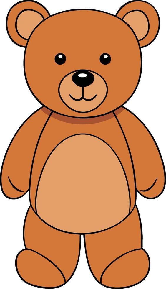 a brown teddy bear with black eyes