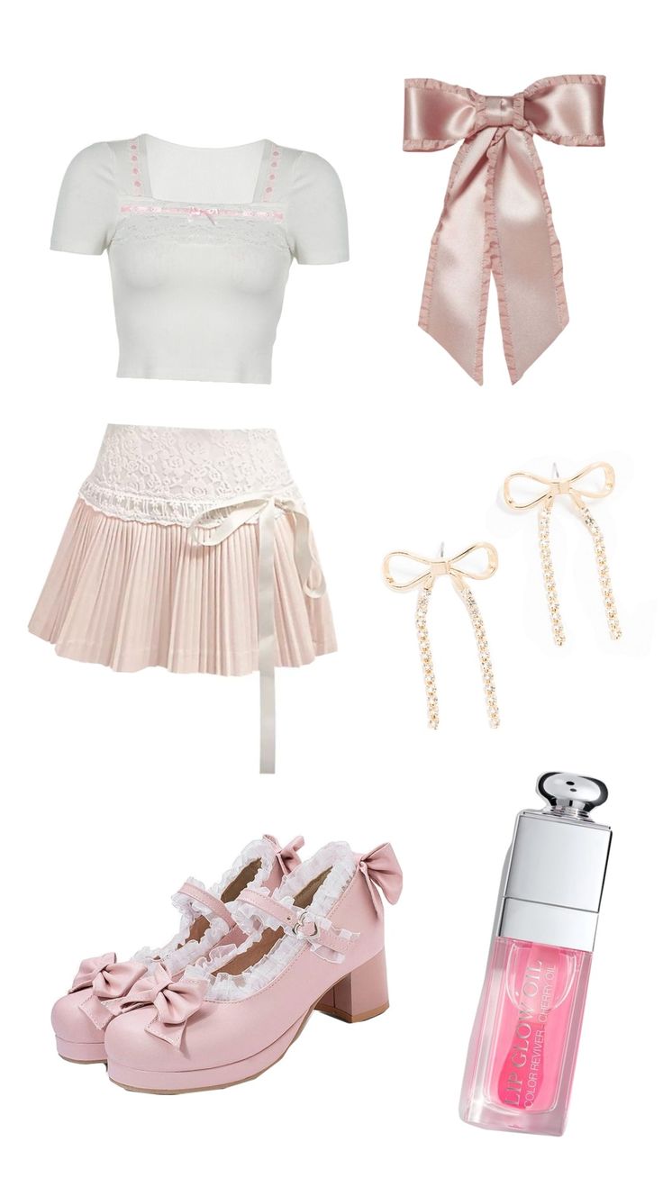 🎀 so coquette 🎀 Coquette Outfits School, Coqquete Outfits Ideas, Cute Outfits Coquette, Aurora Inspired Outfits, Coquette Clothes, Coquette Vibes, Coquette Outfit, Teen Outfits, Outfit Png