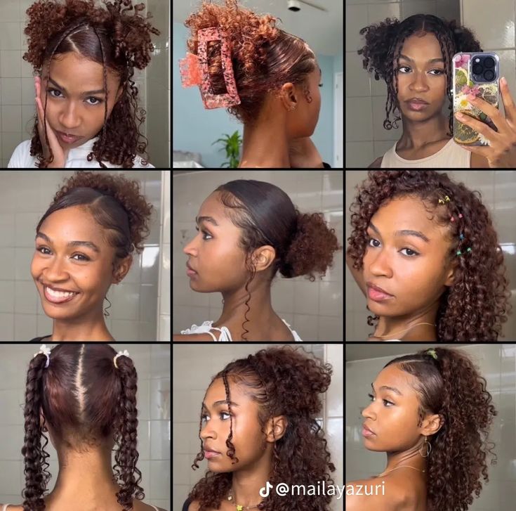 Medium Natural Hair Styles, Hype Hair, Mixed Curly Hair, Makeup Tip, Natural Conditioner, Quick Natural Hair Styles, Cute Curly Hairstyles, Curly Hair Styles Easy, Natural Curls Hairstyles