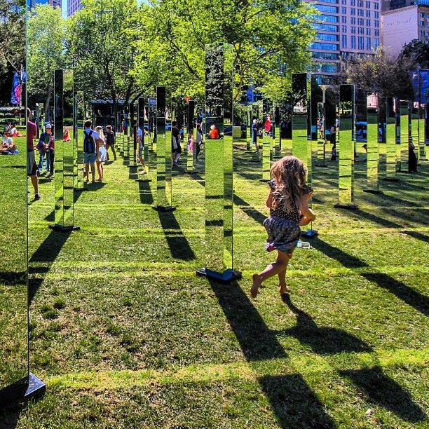 Museum Design, Mirror Installation, Modern Metropolis, Out Of The Dark, Urban Park, Urban Furniture, Interactive Art, Art Installation, Sculpture Installation