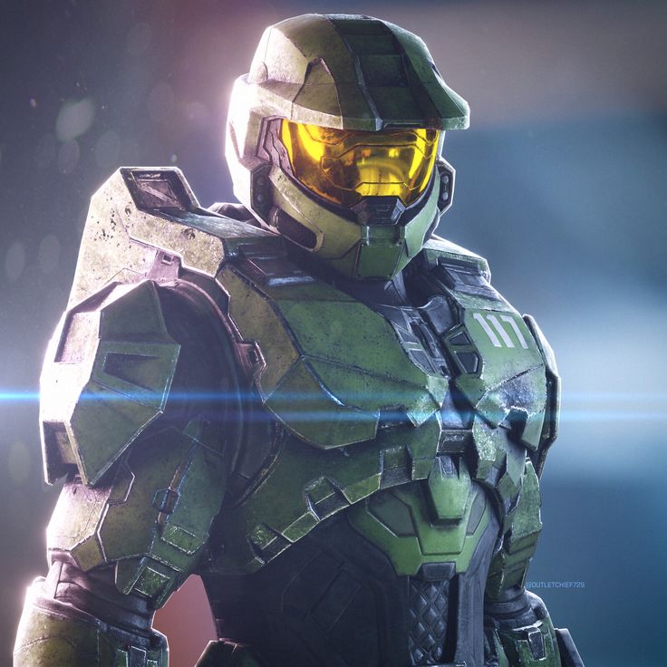 an image of a man in halo armor