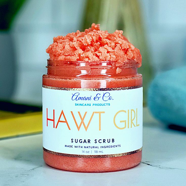 Hawt Girl Sugar Scrub - amaninco Amazing Aquariums, State Foods, Raw Sugar, Sugar Scrubs, Fresh Orange, Healing Oils, Oil Mix, Perfume Scents, Virgin Coconut Oil