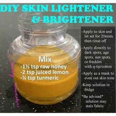 Skin Lightening Diy, Skin Brightener, Natural Skin Lightening, Skin Lightener, Lemon Honey, Skin Remedies, Lighten Skin, Skin Care Remedies, Skin Care Recipes