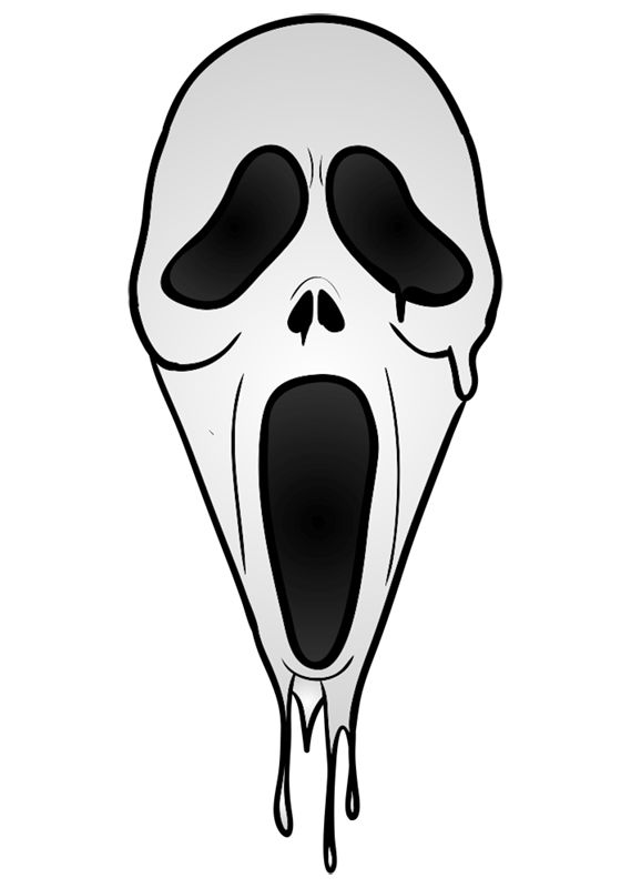 a cartoon skeleton with its mouth open and tongue out