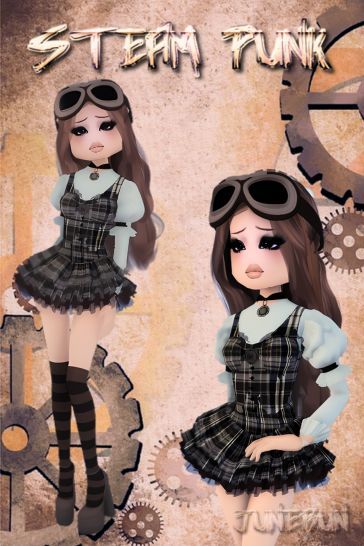 Dti Outfits Theme Steampunk, Dress To Impress Roblox Game Outfit Ideas Theme Steampunk, Steampunk Dress To Impress Roblox Game, Dress To Impress Outfits Roblox Game Theme Steampunk, Dti Roblox Steampunk Theme, Dress To Impress Roblox Steampunk, Dti Steampunk Outfit Ideas, Steampunk Fashion Dress To Impress, Dti Theme Steampunk