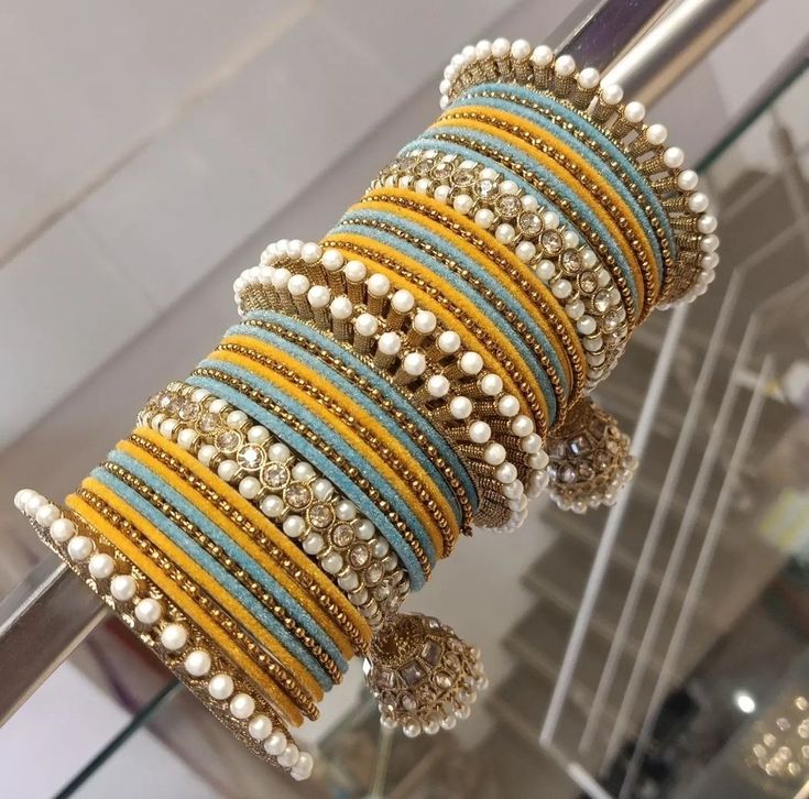 a bunch of bracelets that are on display