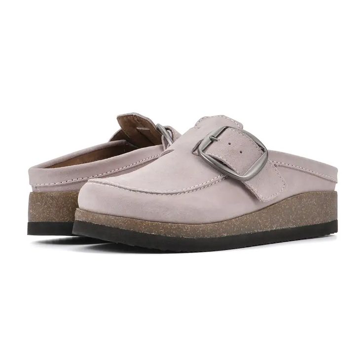 Comfortable Women's Bueno Leather Clog Casual Slip-on Mules With Buckle Closure, Comfortable Synthetic Clogs With Buckle Closure, Comfortable Clogs With Buckle Closure For Spring, Comfortable Spring Clogs With Buckle Closure, Comfortable Flat Heel Mules With Buckle Closure, Spring Comfortable Clogs With Buckle Closure, Leather Slip-on Slippers With Buckle Closure, Comfortable Synthetic Mules With Buckle Closure, Casual Faux Leather Mules With Round Toe