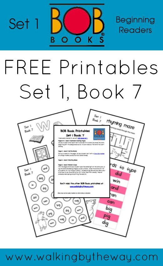 free printables set 1, book 3 for children to use in the classroom