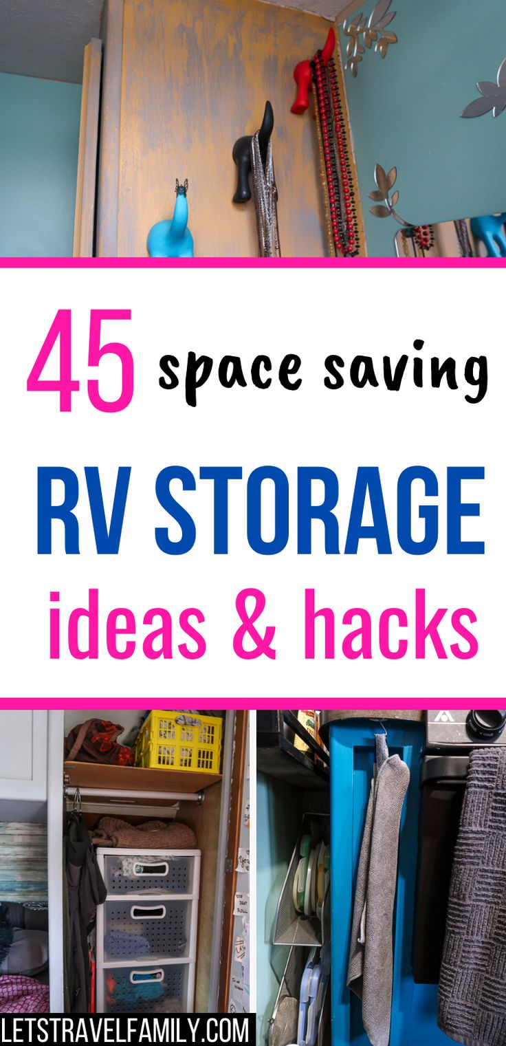 Rv Storage Hacks, Rv Storage Ideas, Camper Storage Ideas Travel Trailers, Camper Organization Rv Living, Camper Organization Travel Trailers, Rv Storage Solutions, Travel Trailer Organization, Organization Accessories, Travel Trailer Living