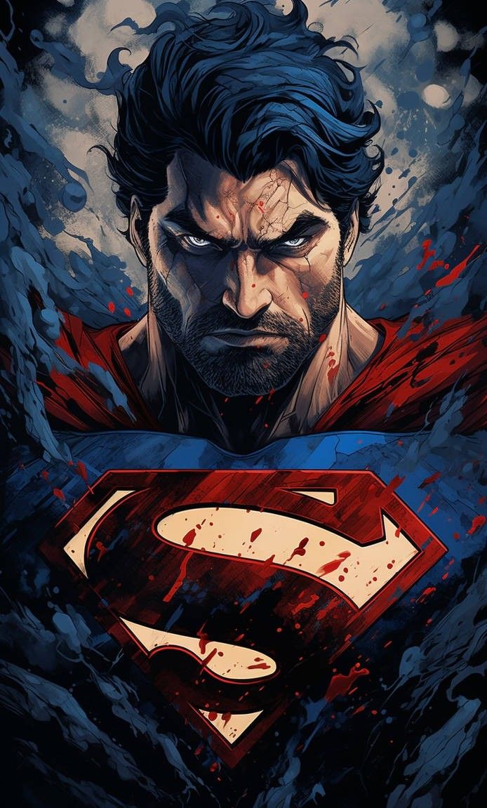 the cover to superman's upcoming movie, which is currently being released on netflix