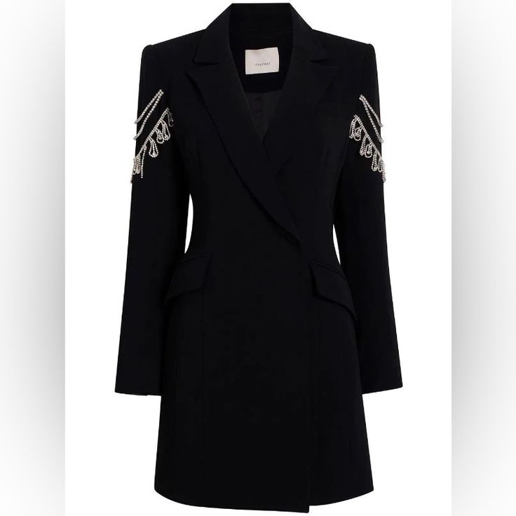 Reposhing This Item I Purchased From @Floresk85. Loved It, But Ready To Rotate For Something New. Questions? Leave A Comment Below! Black Blazer Style, Black Blazer Dress, Blazer Mini Dress, Dress Chanel, Business Outfits Women, Cinq A Sept, Blazer Style, Blazer Fashion, Marchesa