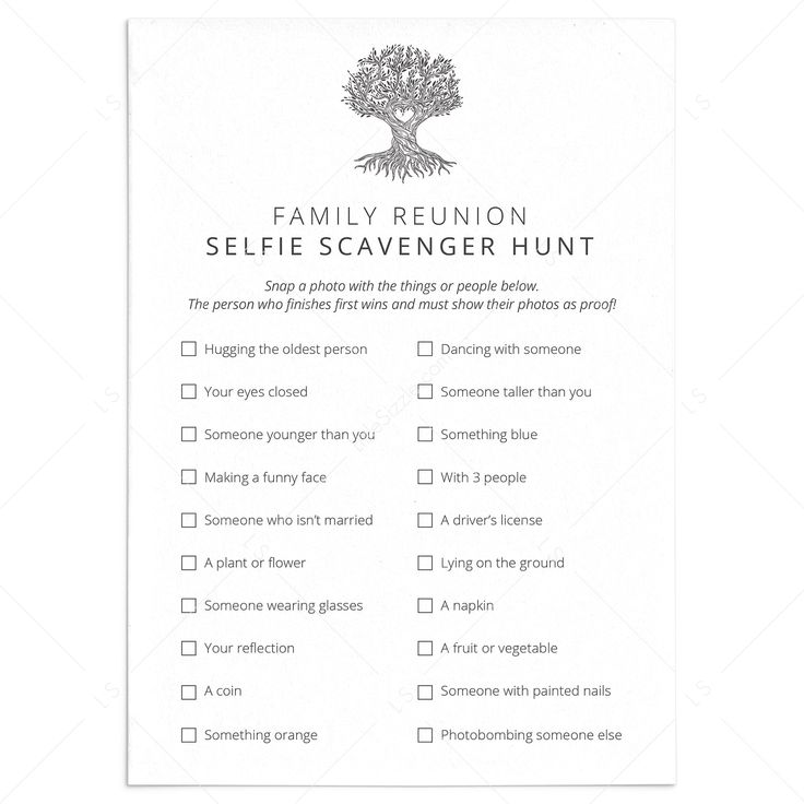 Family Reunion Selfie Scavenger Hunt Printable by LittleSizzle Family Reunion Selfie Scavenger Hunt, Family Reunion Photo Ideas, Family Reunion Scavenger Hunt, Selfie Scavenger Hunt, Family Reunion Activities, Family Reunion Photos, Scavenger Hunt Printable, Scavenger Hunt Games, Photo Scavenger Hunt