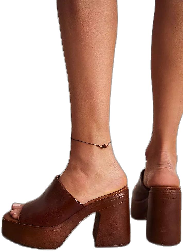 Modern Summer Platform Clogs, Modern Platform Clogs For Summer, Trendy Summer Platform Slippers With Deep Heel Cup, Chic Spring Clogs With Chunky Platform, Chic Chunky Platform Clogs For Spring, Casual Chunky Platform Heels, Trendy High Heel Platform Mules, Chic Chunky Platform Mules, Chic Chunky Platform Open Toe Heels