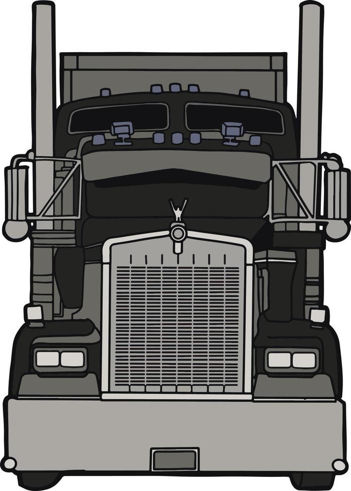 Semi trailer truck Semi Truck Illustration, Easy Winter Crafts, Truck Logo, Semi Trailer Truck, Vector Frame, Trailer Truck, Semi Trailer, Semi Truck, Truck And Trailer