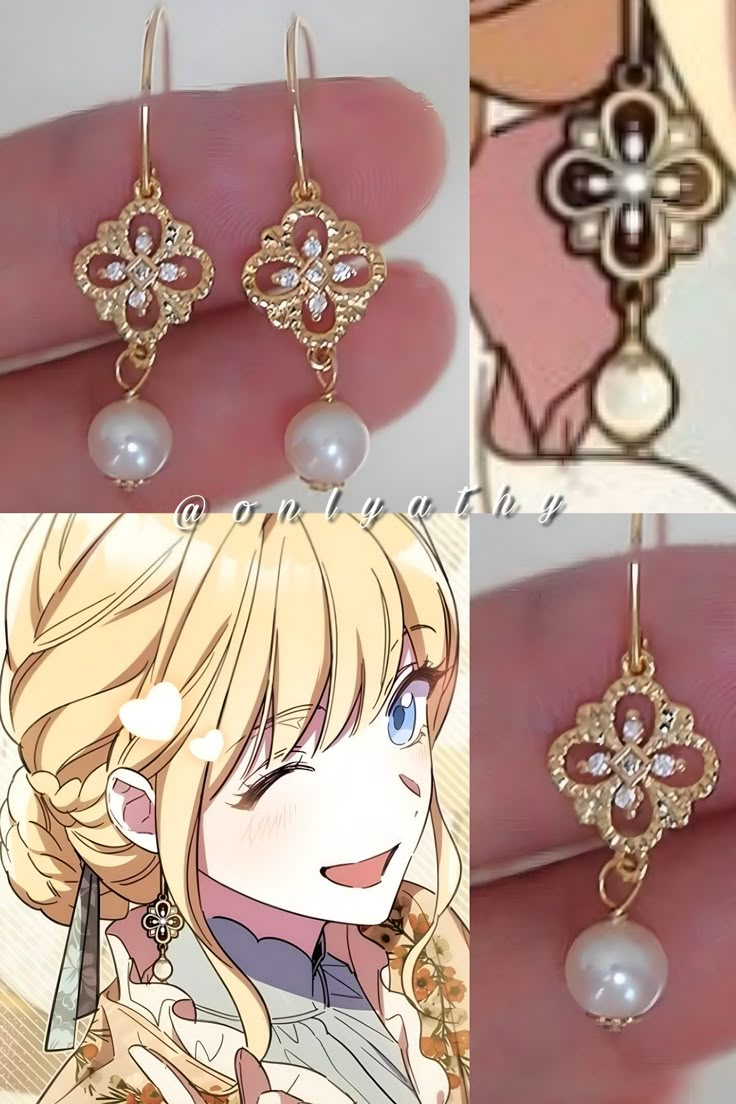 Manhwa Earrings, Manhwa Accessories, Webtoon Jewelry, Manwha Jewelry, Manhwa Jewelry, Ciel Black Butler, Manga Jewelry, Pretty Jewelry Necklaces, Accessories Ear