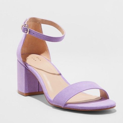 A New Day : Target Mint Heels, Lavender Heels, Quinceanera Shoes, Purple Heels, Colorful Heels, Purple Shoes, Chunky High Heels, Wedding Sandals, Chunky Block Heels