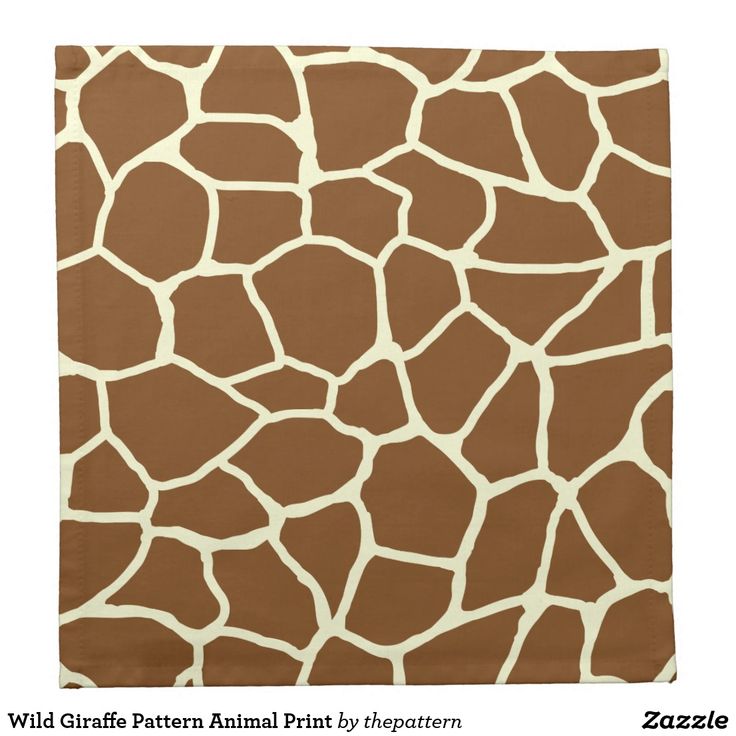 a brown and white giraffe print fabric