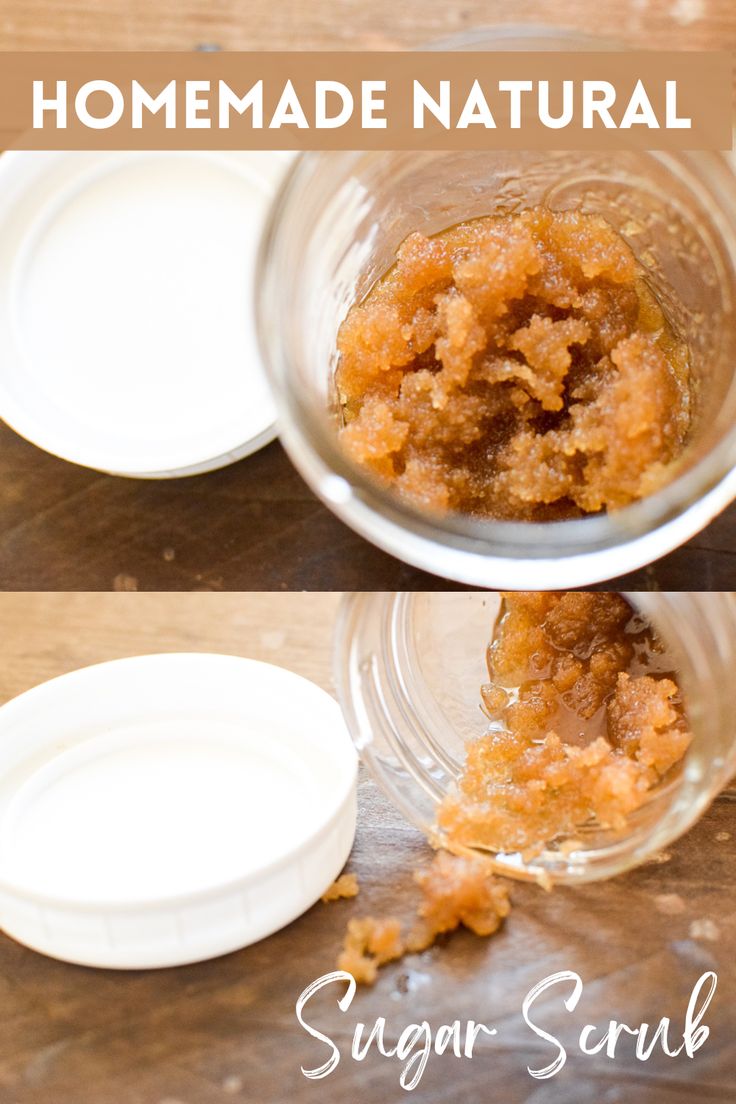 Homemade Sugar Scrub Recipe - A Quaint Life Facial Scrubs Homemade, Natural Wood Cleaner, Natural Sugar Scrub, Sugar Scrub Homemade Recipe, Homemade Sugar Scrub, Shea Butter Recipes, Natural Sugar Scrubs, Potato Soup Easy, Sugar Scrub Homemade