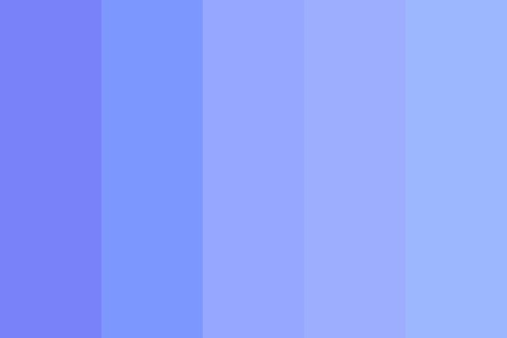 the color purple is very blue