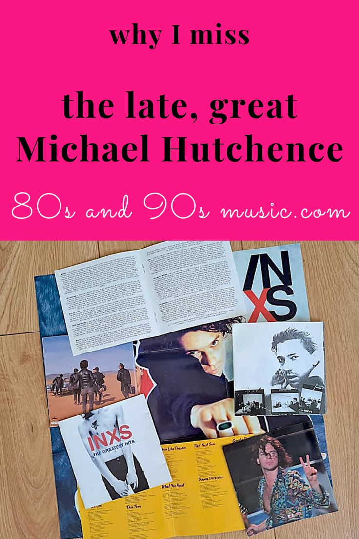 an open book with the title why i miss the late, great michael hutchence