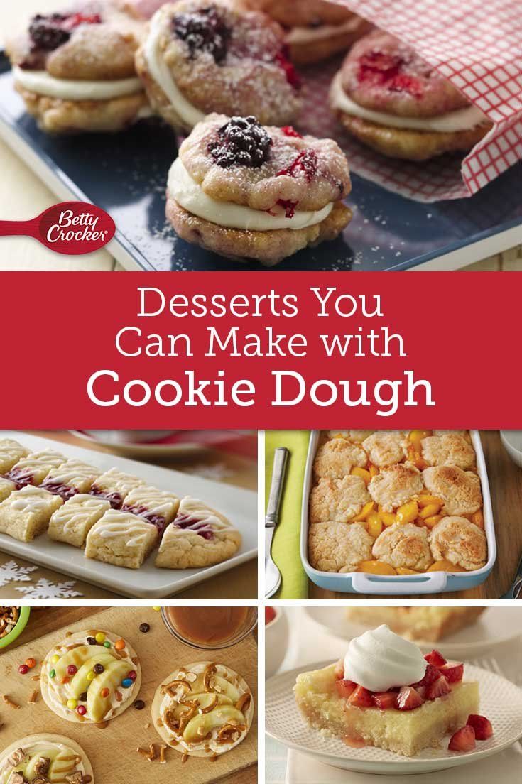 desserts you can make with cookie dough