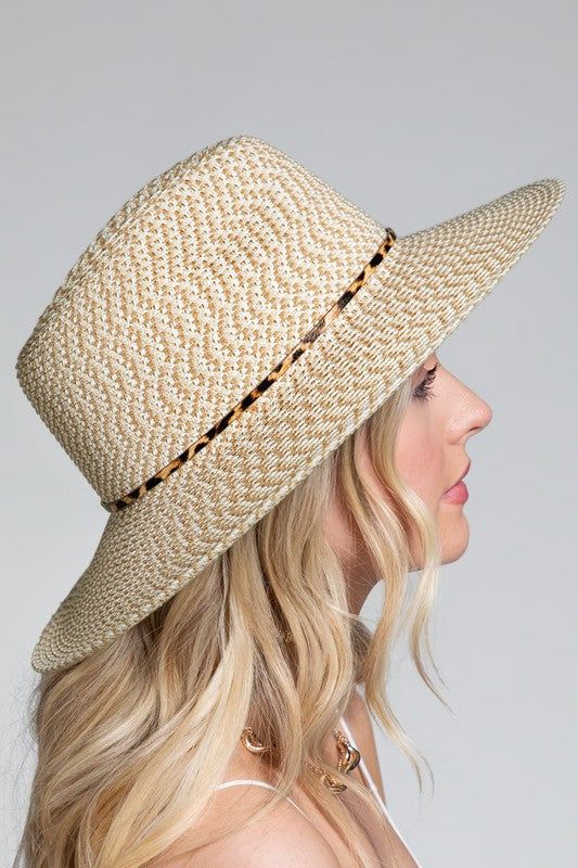 Introducing the Ruggine Panama Hat, a stunning accessory that effortlessly combines style and sophistication. Crafted with care, this hat features a gorgeous woven two-tone design that adds a touch of elegance to any outfit. Made from 100% paper, the Ruggine Panama Hat is not only lightweight but also breathable, making it perfect for those sunny days out. Its approximate circumference of 22.5 inches ensures a comfortable fit for most head sizes. The hat boasts a wide brim of 3.50 inches, provid Unisex Outfits, Natural Print, Unisex Clothes, Lingerie For Men, Long Jeans, Athleisure Wear, Long Jumpsuits, Todays Outfit, Hat Band