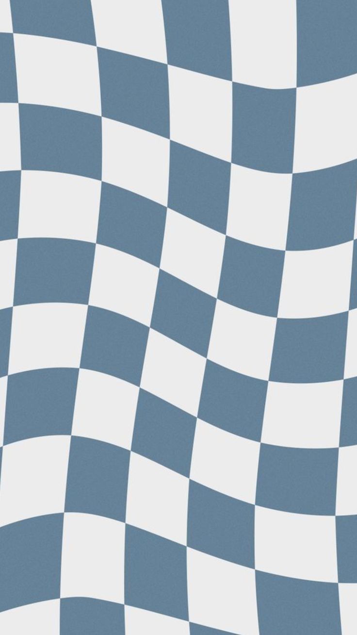 a blue and white checkered wallpaper pattern