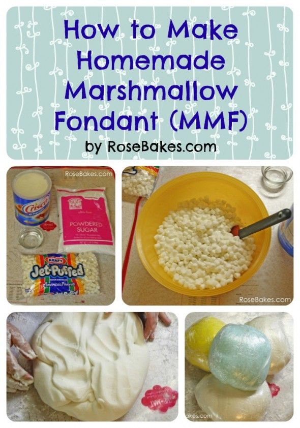 how to make homemade marshmallow fondant mmf