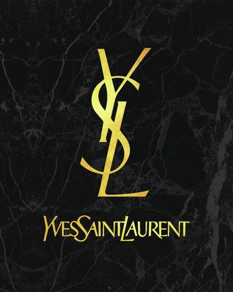 Ysl Logo Wallpaper, Ysl Wallpaper, Ysl Print, Yves Saint Laurent Logo, Chanel Art Print, Louis Vuitton Iphone Wallpaper, Logo Luxe, Chanel Wallpapers, Yves Saint Laurent Couture