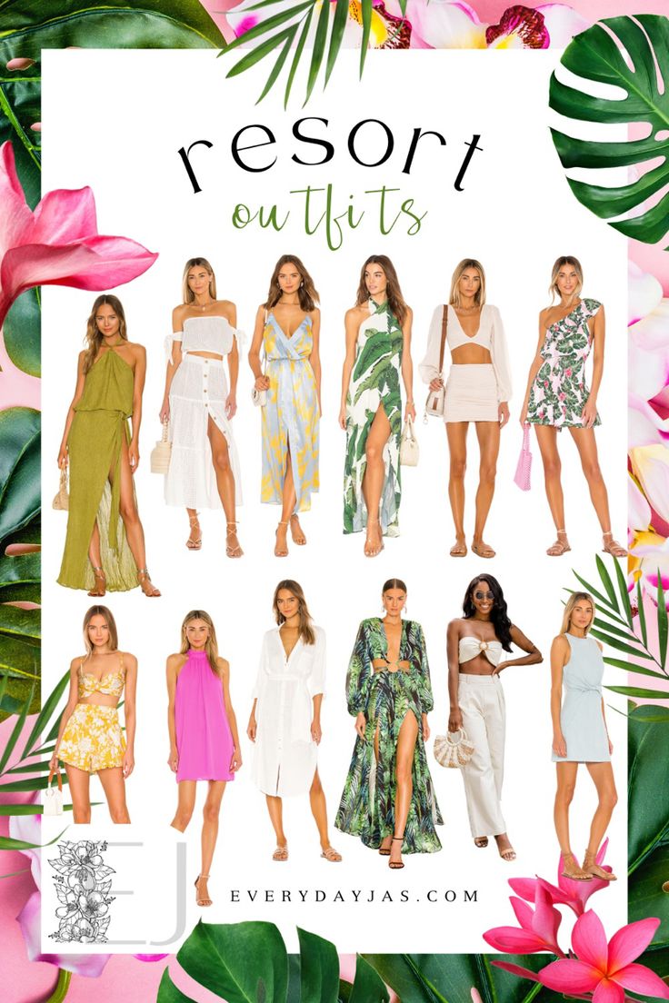 Pool Dress Summer Outfits, Summer Themed Outfits, Hotel Outfit Ideas Summer, Elegant Beach Outfit Classy, Island Wear Women, Pool Party Ideas Outfit, Beach Wear Dresses Outfit Ideas, Beach Night Party Outfit, Cute Pool Party Outfits