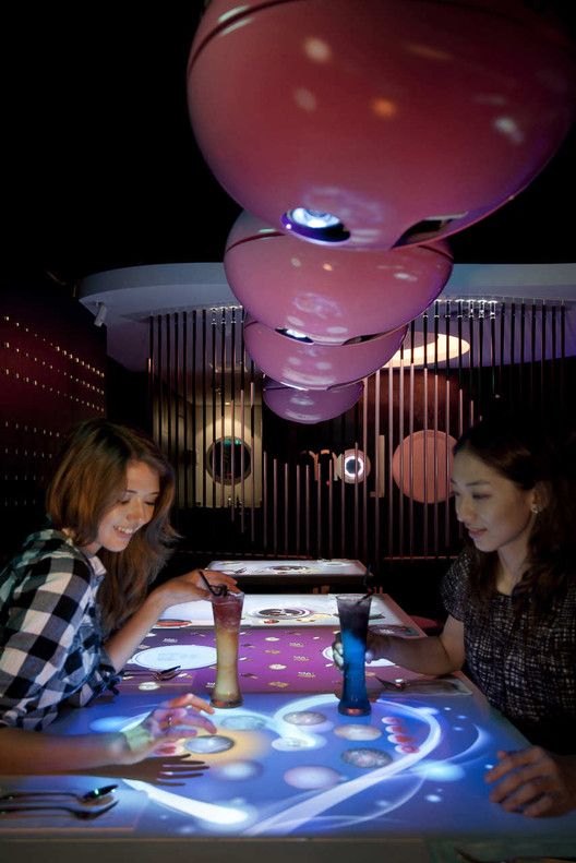 Interactive Restaurant, Immersive Projection, Orbit Gum, Touch Screen Table, Digital Exhibition, Interactive Lighting, Interactive Table, Graphic Communication, Andermatt