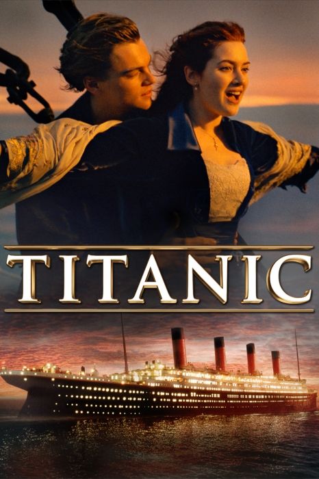 the movie poster for titan with two people on a boat