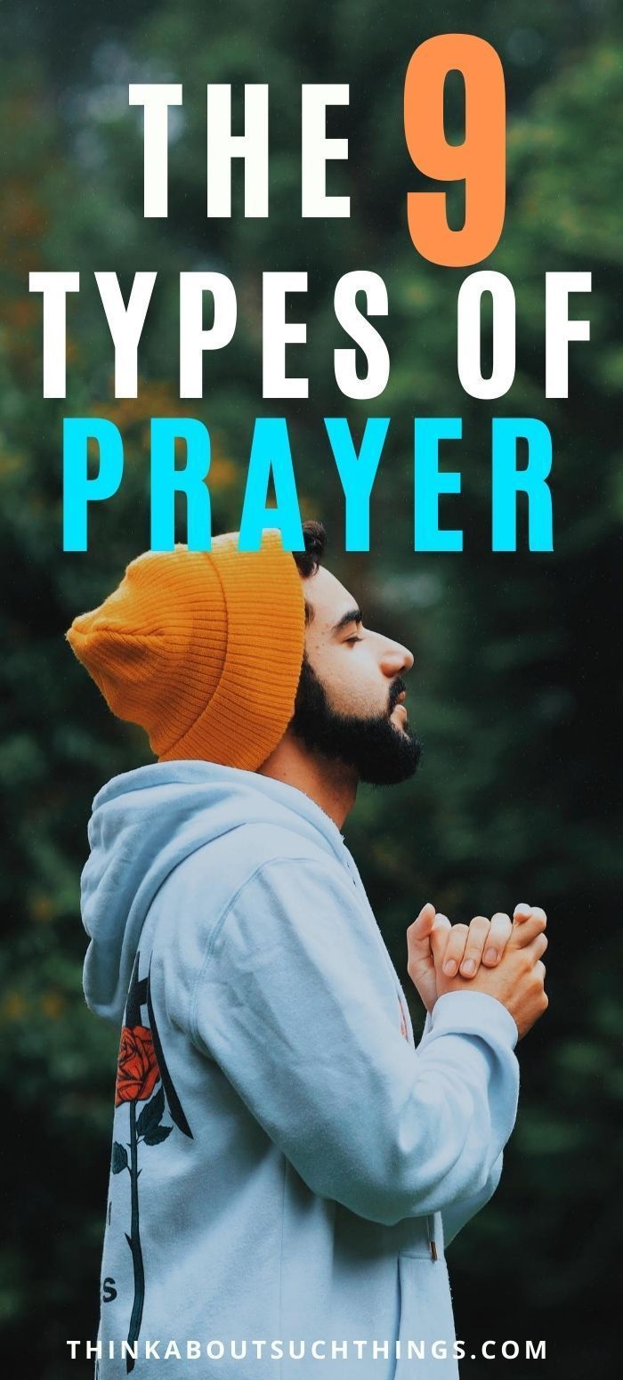 the 9 types of prayer for men