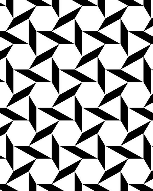 an abstract black and white pattern that looks like it has been made out of triangles