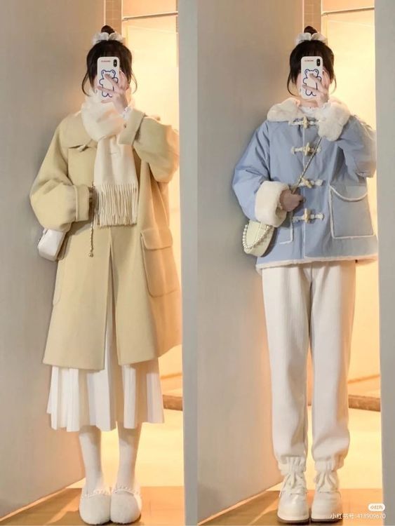 Elegant Outfit Winter Classy, Korean Winter Outfits, Outfit Yellow, Korean Clothes, Yellow Coat, Winter Fashion Outfits Casual, Outfit Cute, Yellow Outfit, Kawaii Fashion Outfits