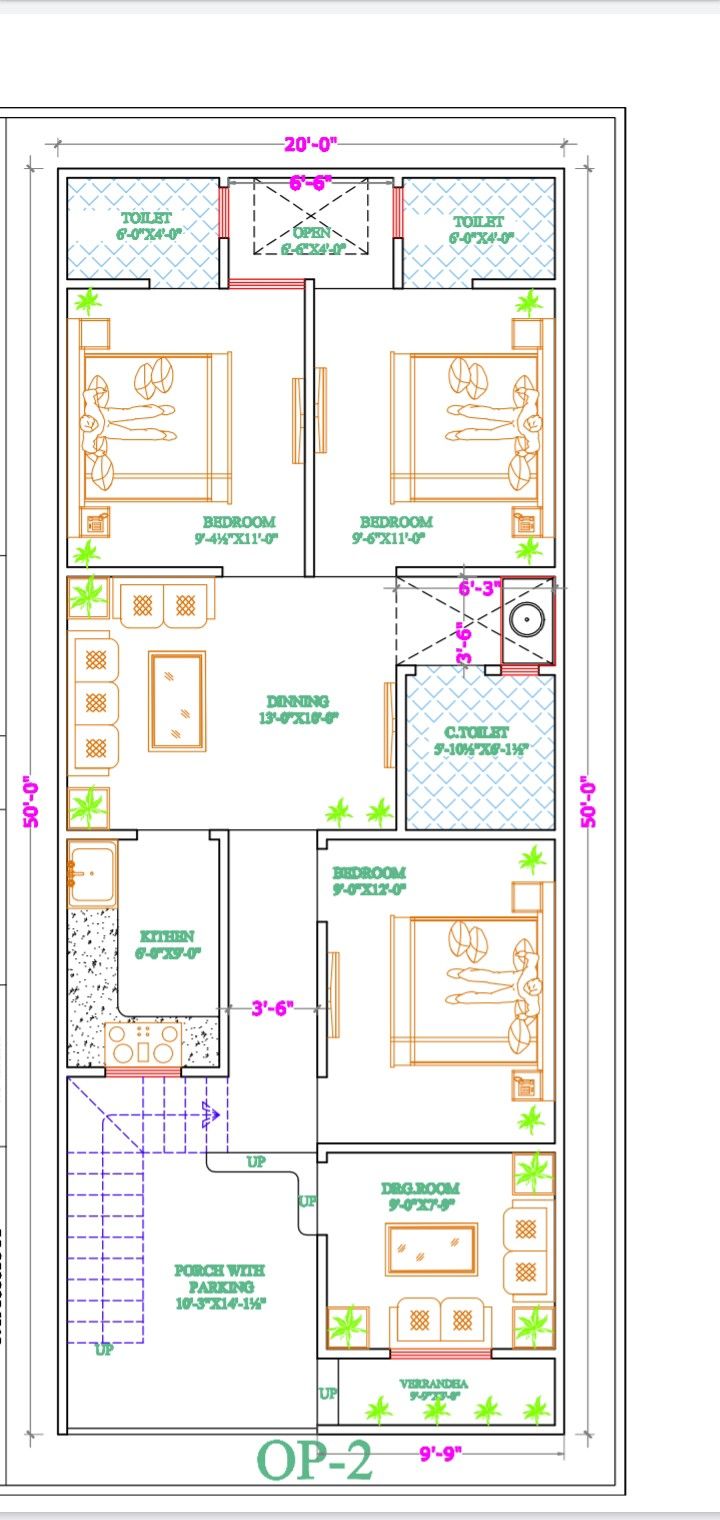 the floor plan for a two story house with an attached kitchen and living room area