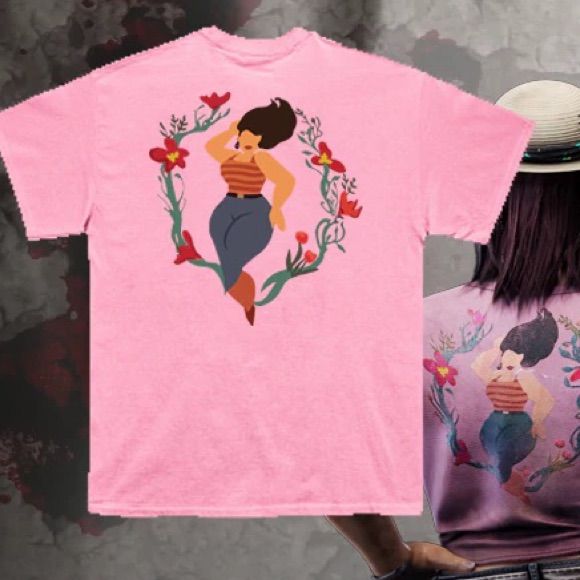 Complete Your Cosplay Look With This Cosplay Horror Shirt Of Dead By Daylight’s Jane Romero Knotted Pink Shirt Cosmetic. These Are Oversize Women's Sizes And Fit Like A Men's Unisex Size Tee. Pink Crew Neck T-shirt For Cosplay, Cosplay Cotton Shirt With Character Print, Cotton Cosplay Shirt With Character Print, Cotton Shirt With Character Print For Cosplay, Summer Cotton Cosplay Top, Summer Cotton Tops For Cosplay, Harajuku Style Short Sleeve Cosplay Shirt, Pink Harajuku Top For Cosplay, Cute Cotton Tops For Cosplay