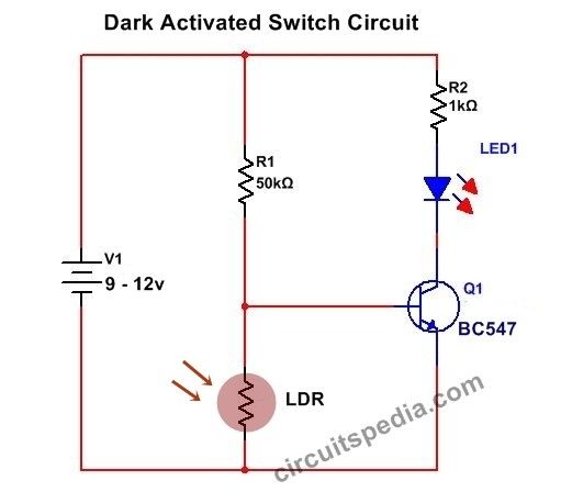 the circuit diagram shows how to use an activated switch for controlling light bulbs and other electrical devices