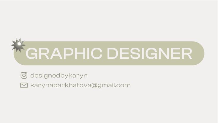 Karyna | Graphic Design | Social Media Marketing | Inspo