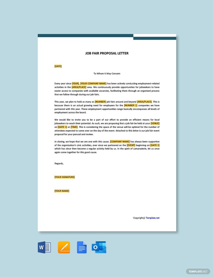 an application letter for employment template