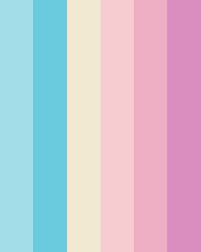 pastel color swatches for the background