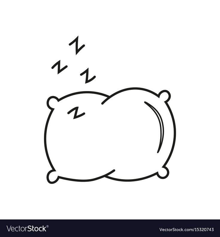 a sleeping bear icon on white background